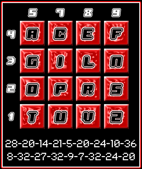 Cryptic Grid of Pain